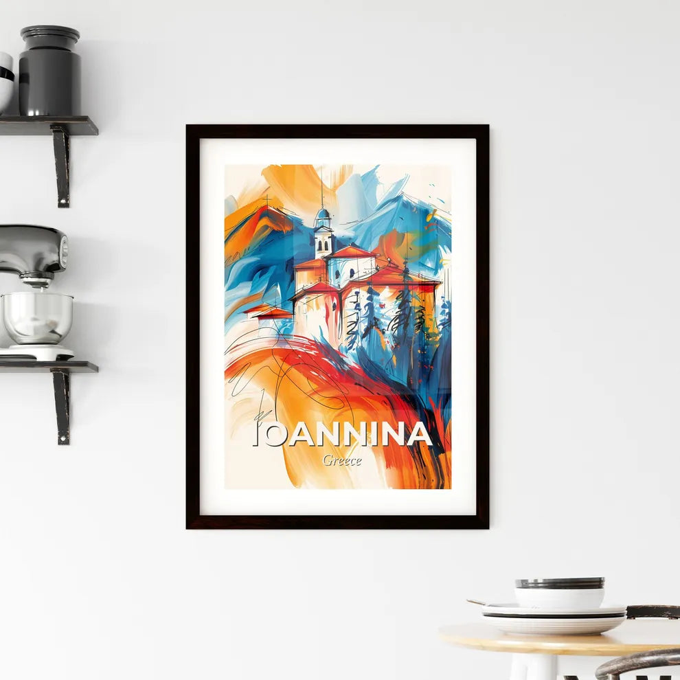 Vibrant Ioannina, Greece Framed Print