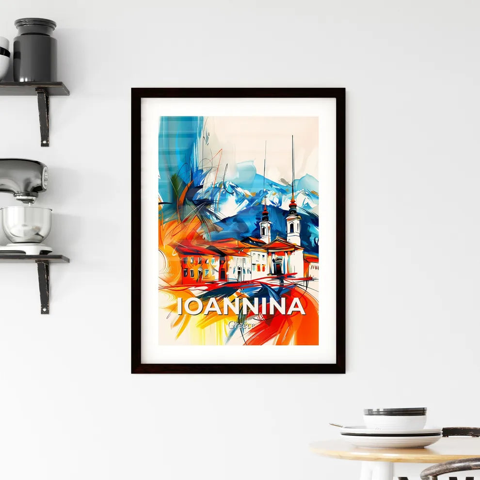 Vibrant Ioannina, Greece Framed Print