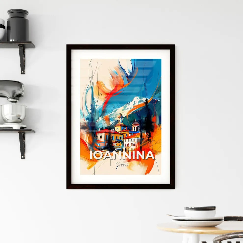 Vibrant Ioannina, Greece Framed Print