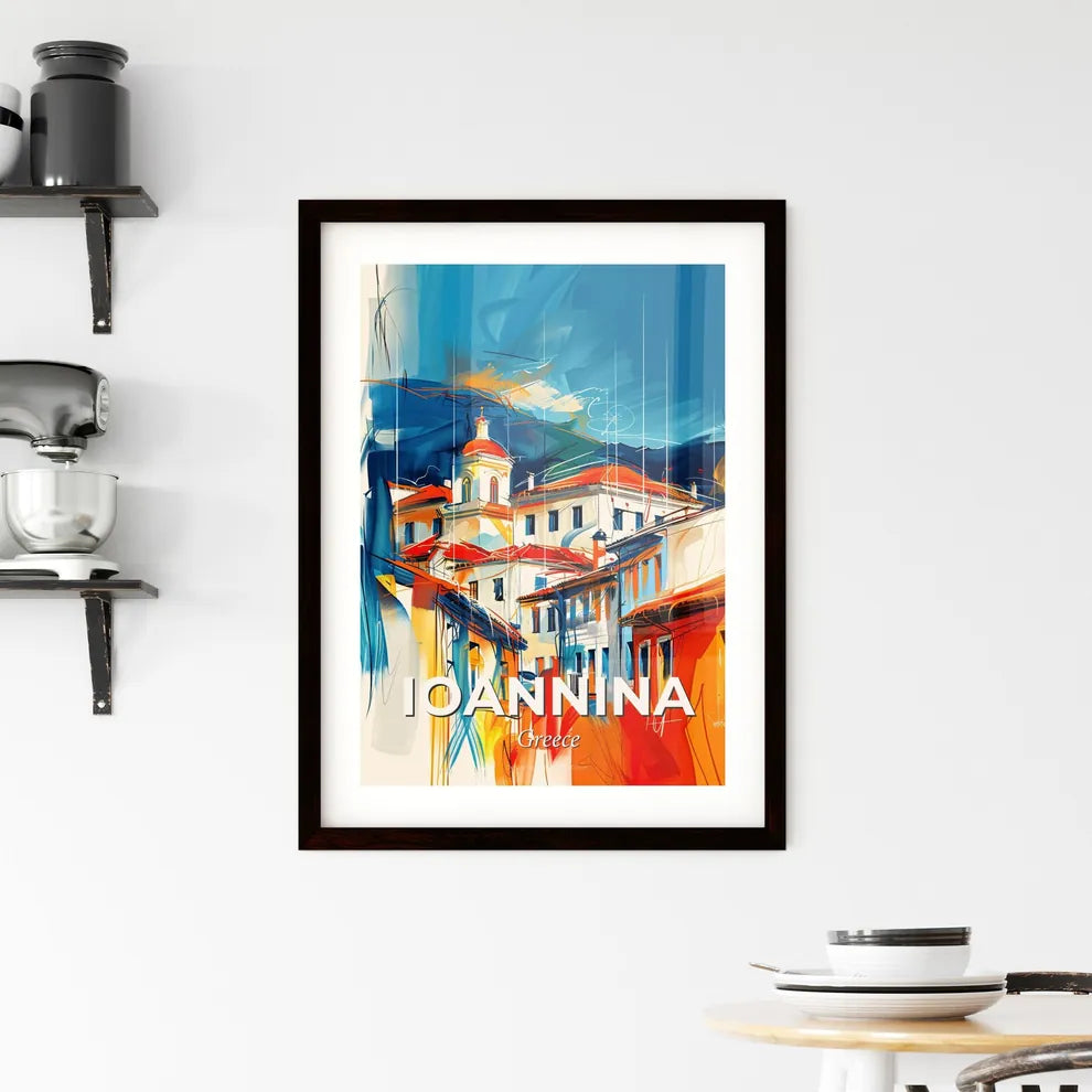 Vibrant Ioannina, Greece Framed Print
