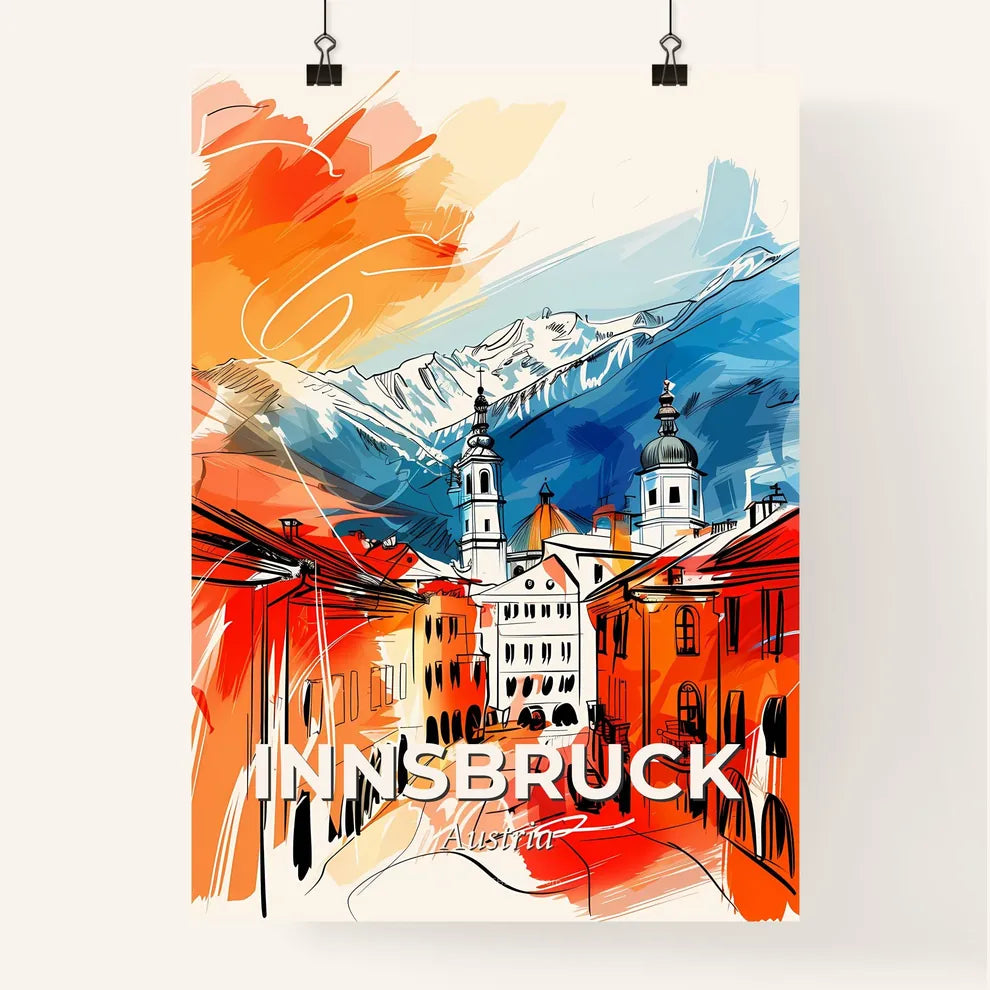 Vibrant Innsbruck, Austria Poster