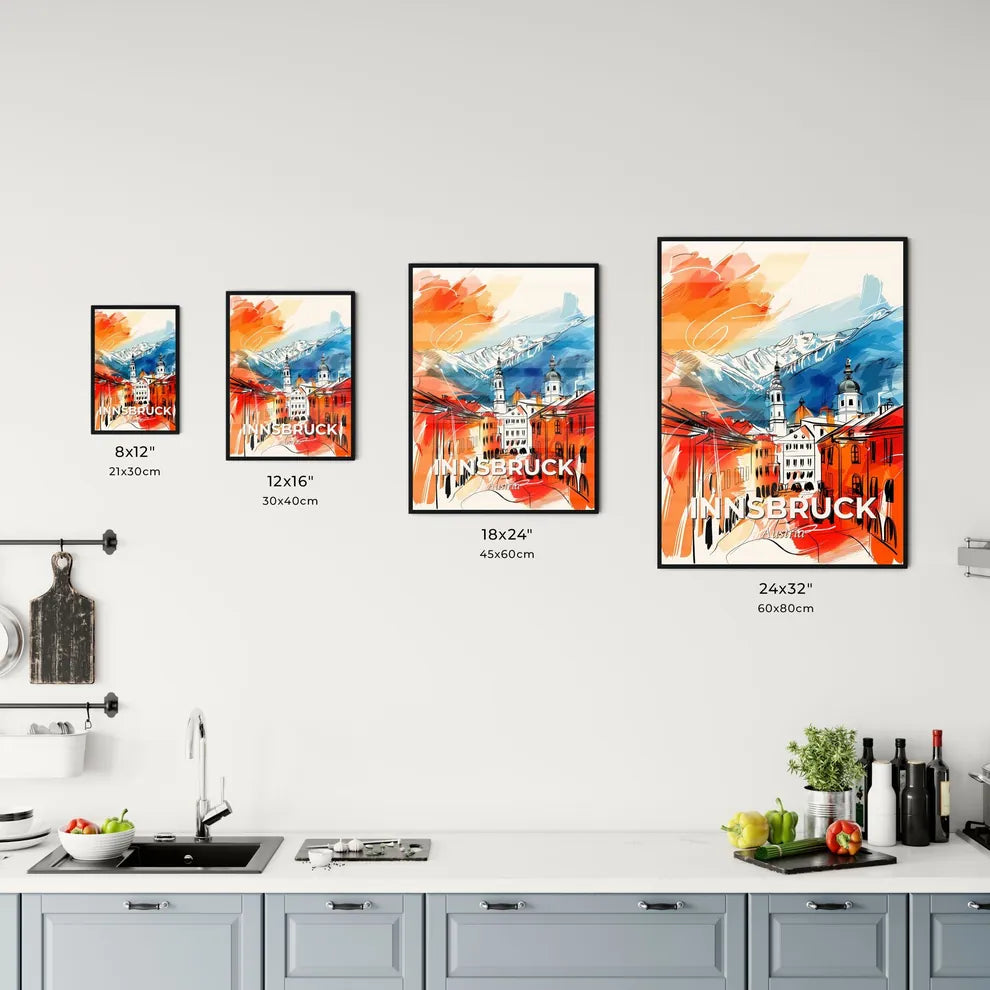 Vibrant Innsbruck, Austria Kitchen Art