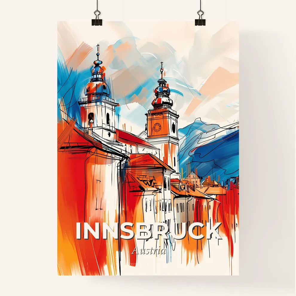 Vibrant Innsbruck, Austria Poster