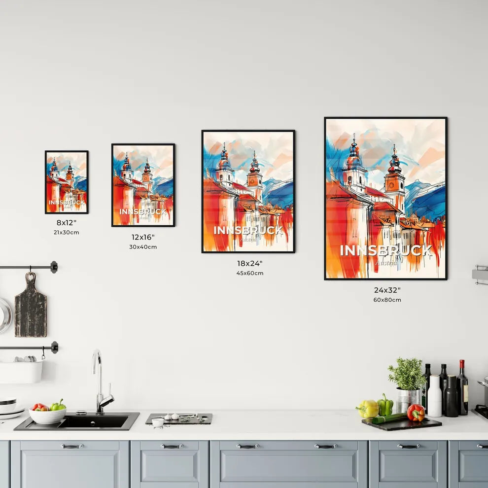 Vibrant Innsbruck, Austria Kitchen Art