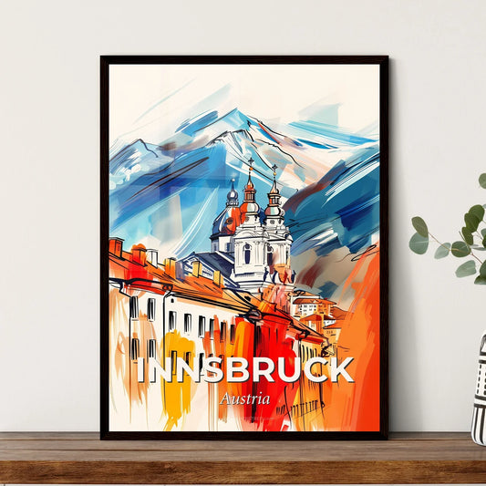 Vibrant Innsbruck, Austria Art Print
