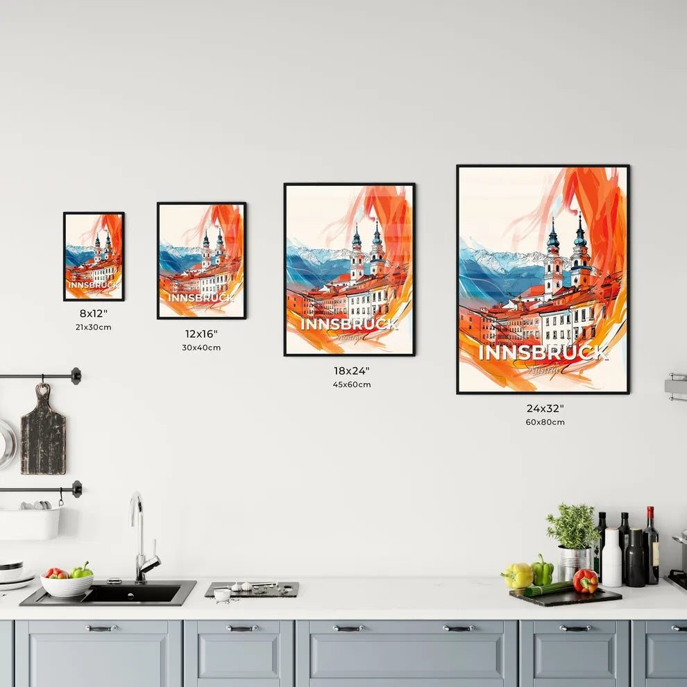 Vibrant Innsbruck, Austria Kitchen Art