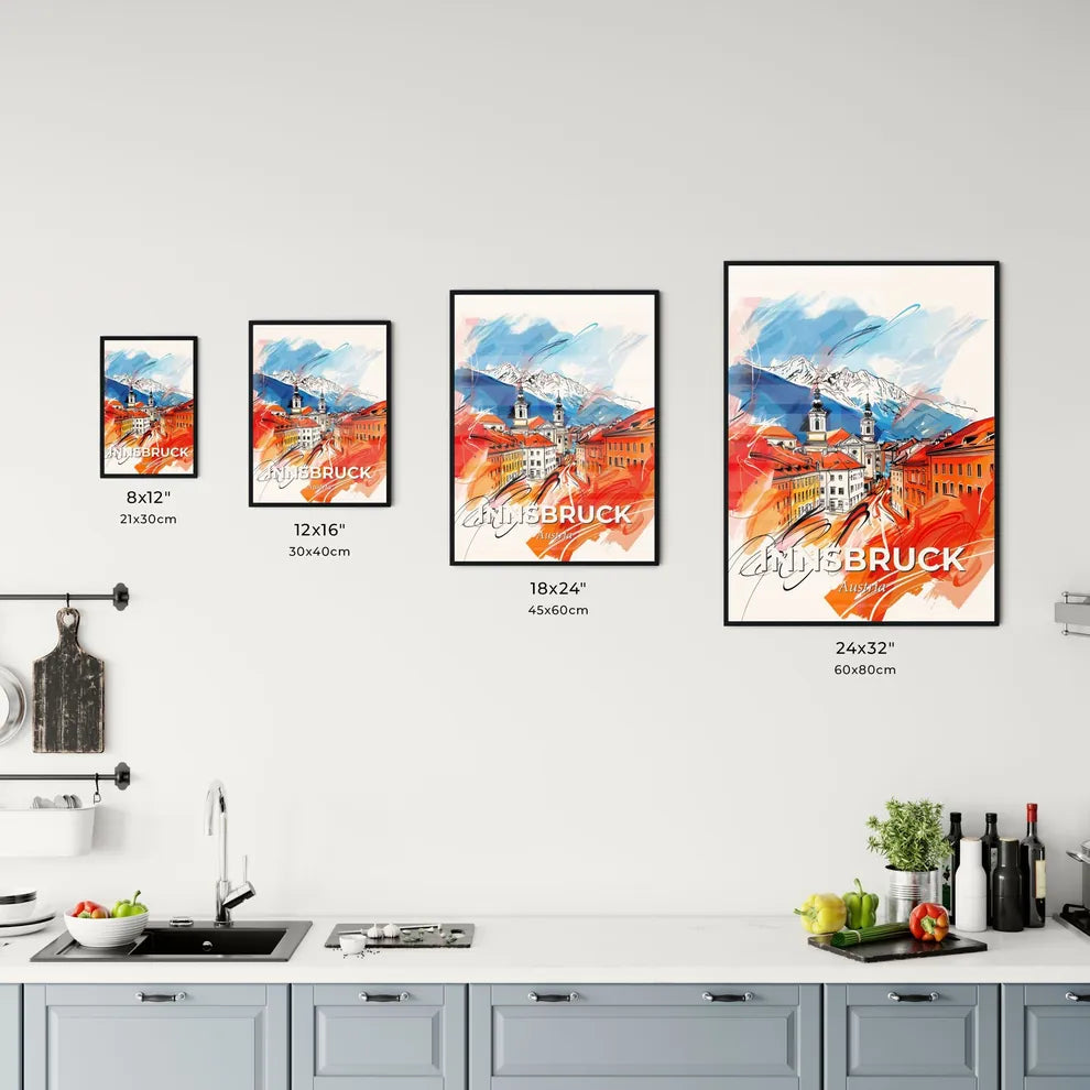 Vibrant Innsbruck, Austria Kitchen Art