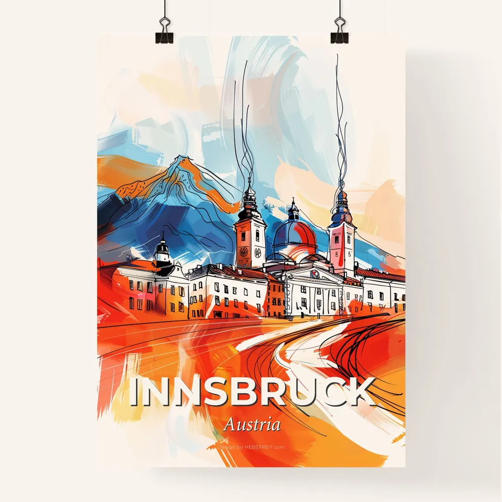 Vibrant Innsbruck, Austria Poster