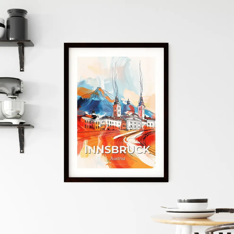 Vibrant Innsbruck, Austria Framed Print
