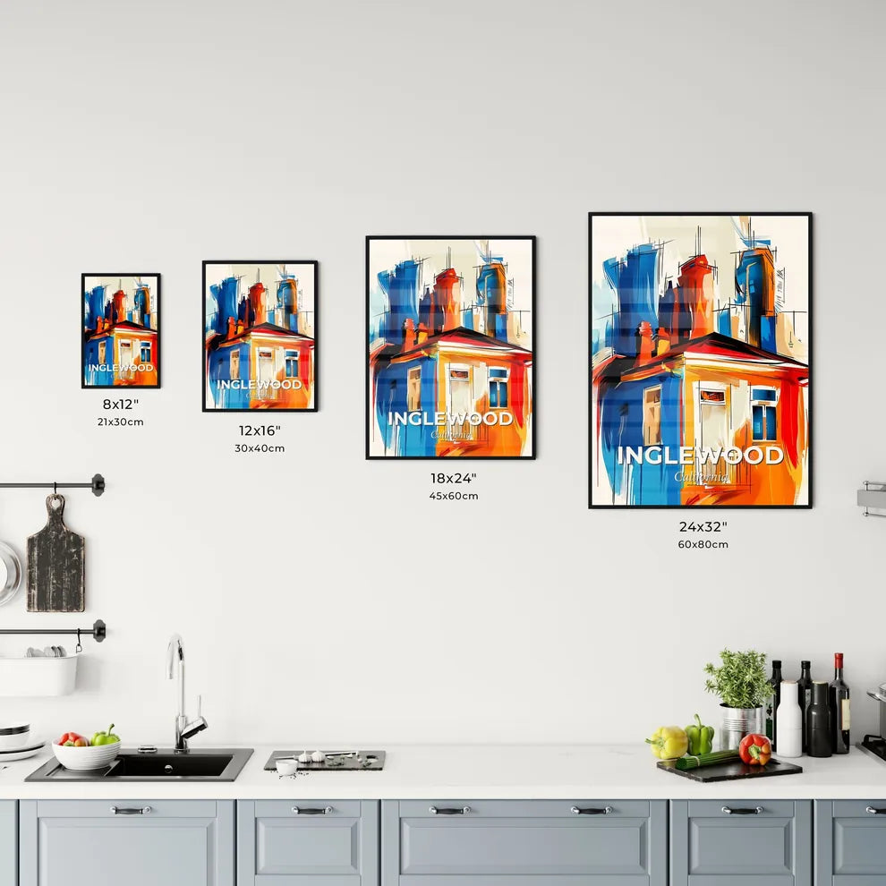 Vibrant Inglewood, California Kitchen Art