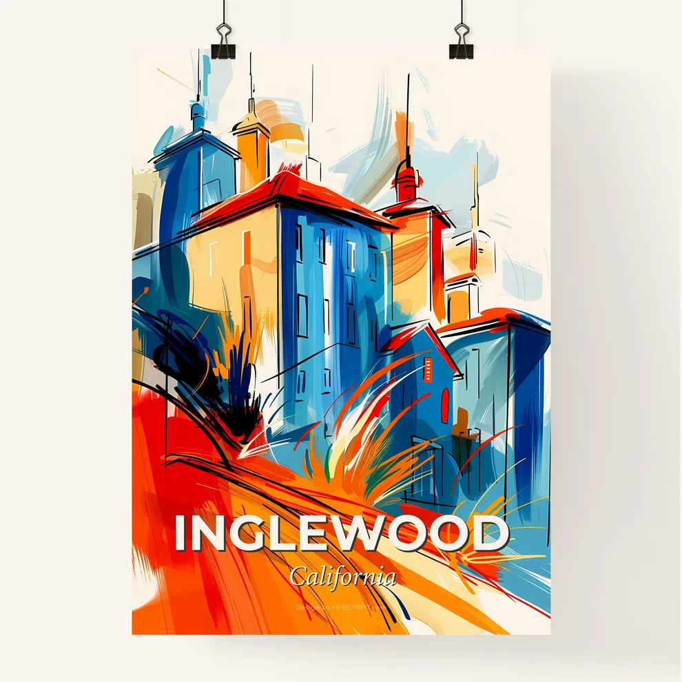 Vibrant Inglewood, California Poster