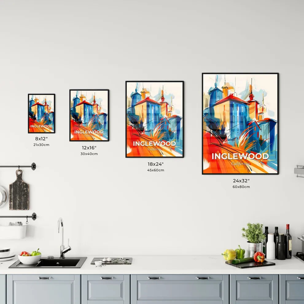 Vibrant Inglewood, California Kitchen Art