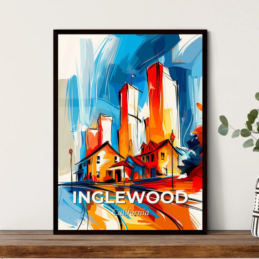 Vibrant Inglewood, California Art Print