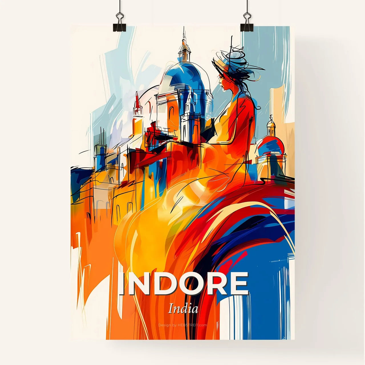 Vibrant Indore, India Poster
