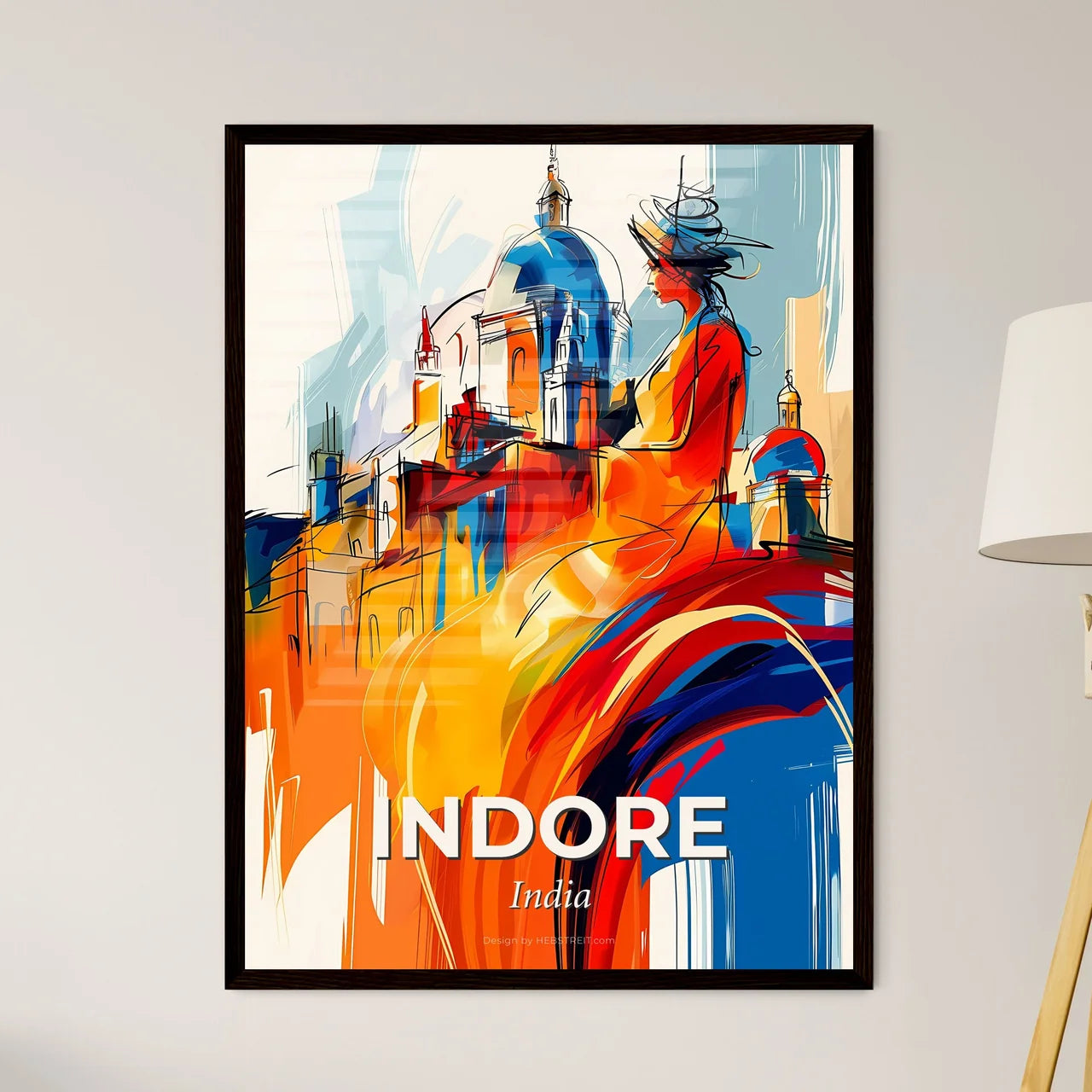 Vibrant Indore, India Art Print