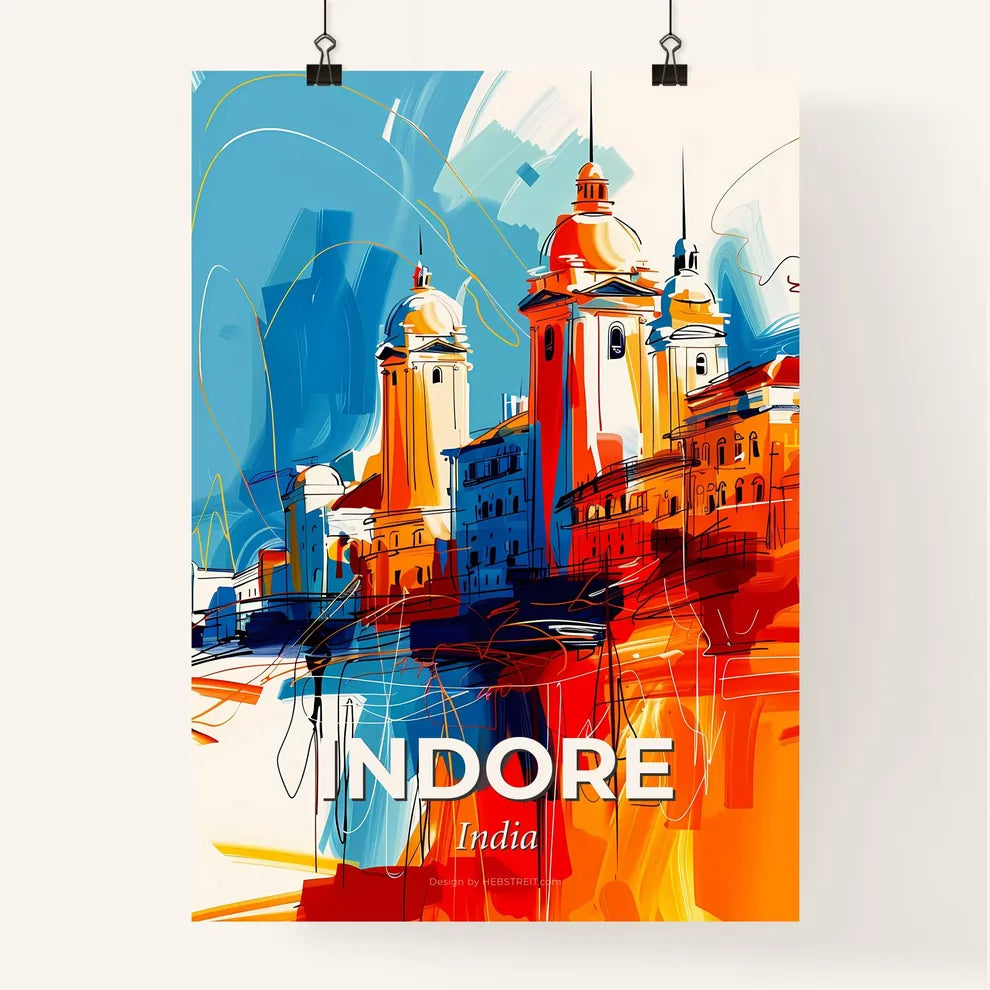 Vibrant Indore, India Poster