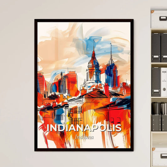 Vibrant Indianapolis, Indiana Art Print