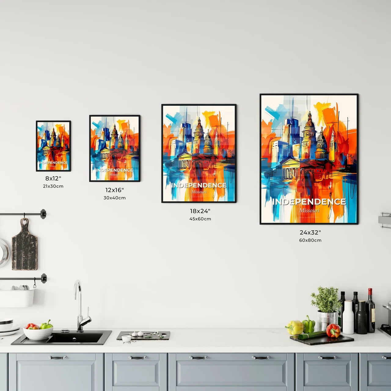 Vibrant Independence, Missouri Kitchen Art