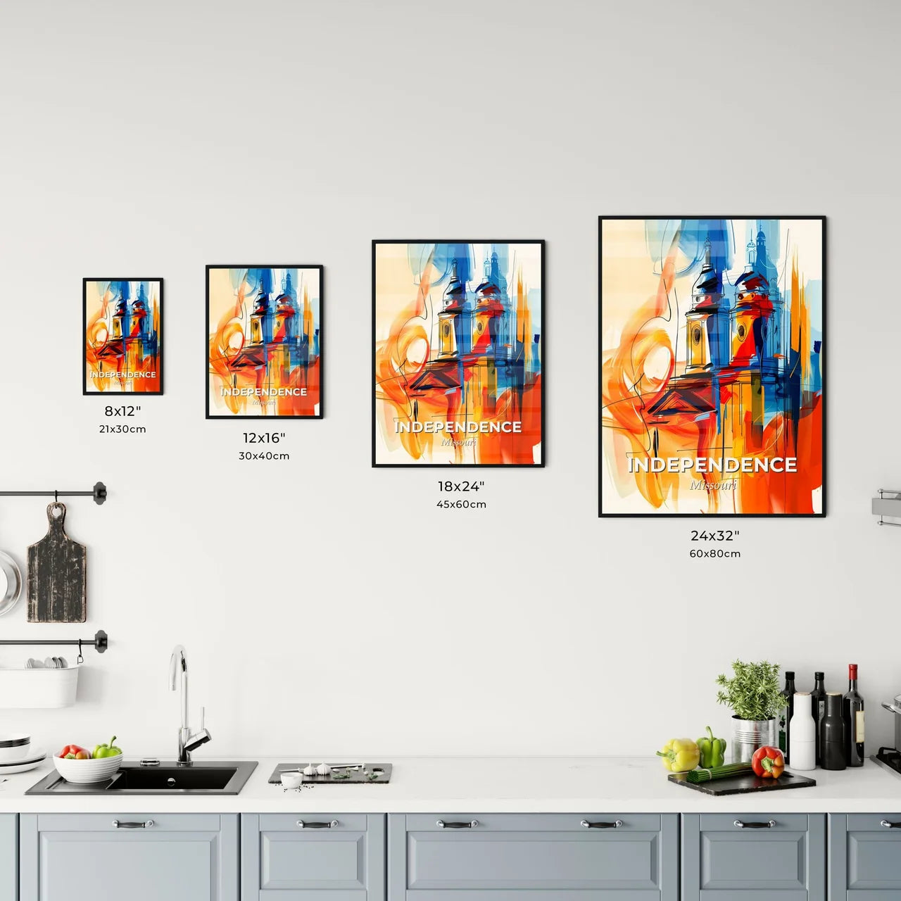 Vibrant Independence, Missouri Kitchen Art