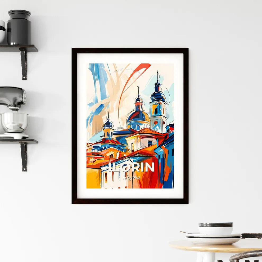 Vibrant Ilorin, Nigeria Framed Print