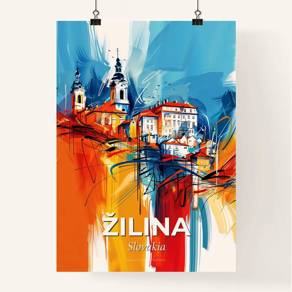 Vibrant Žilina, Slovakia Poster