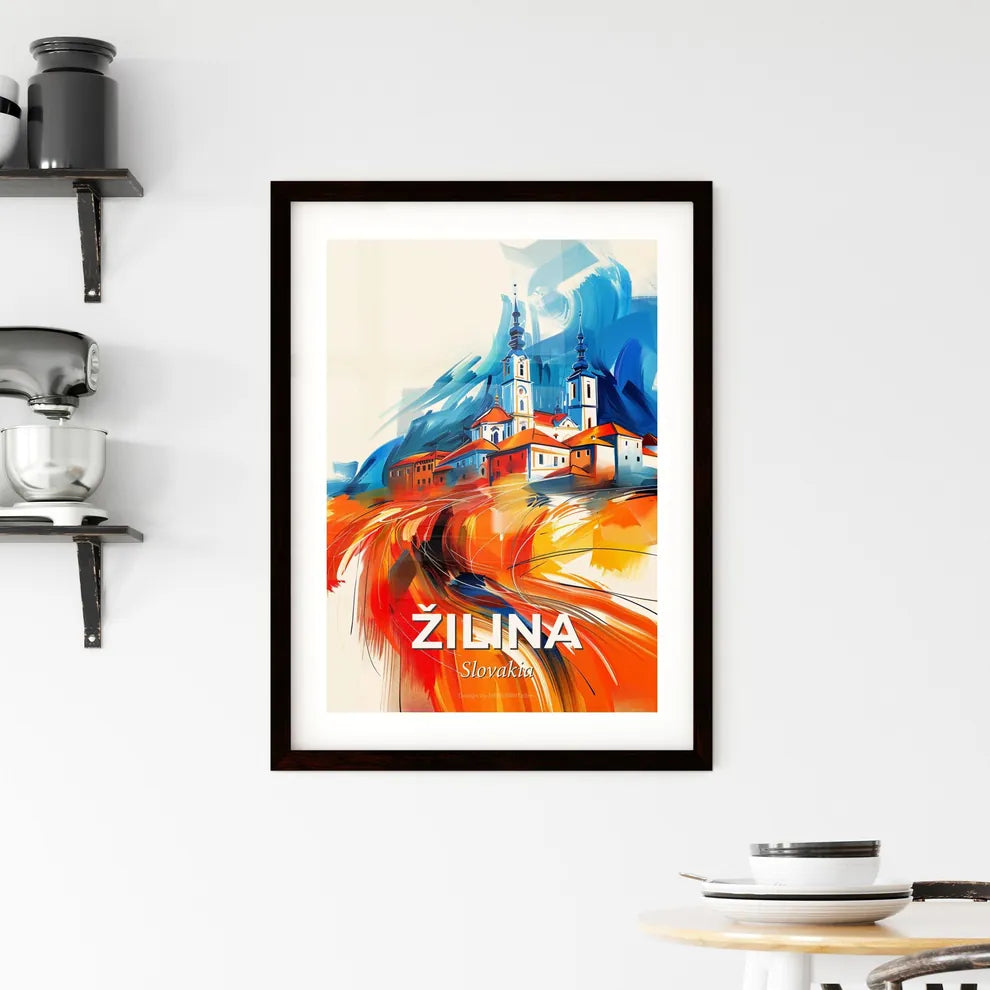 Vibrant Žilina, Slovakia Framed Print