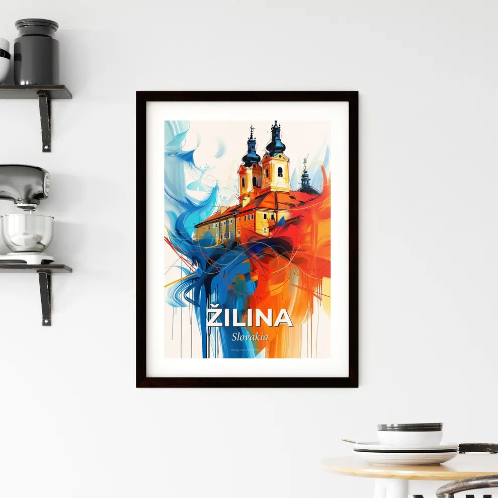 Vibrant Žilina, Slovakia Framed Print