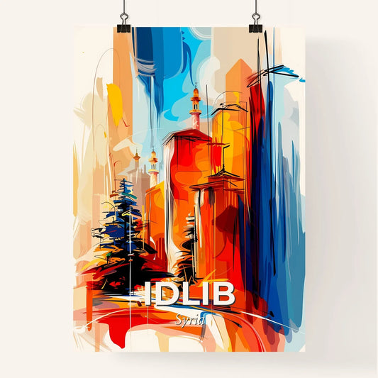 Vibrant Idlib, Syria Poster