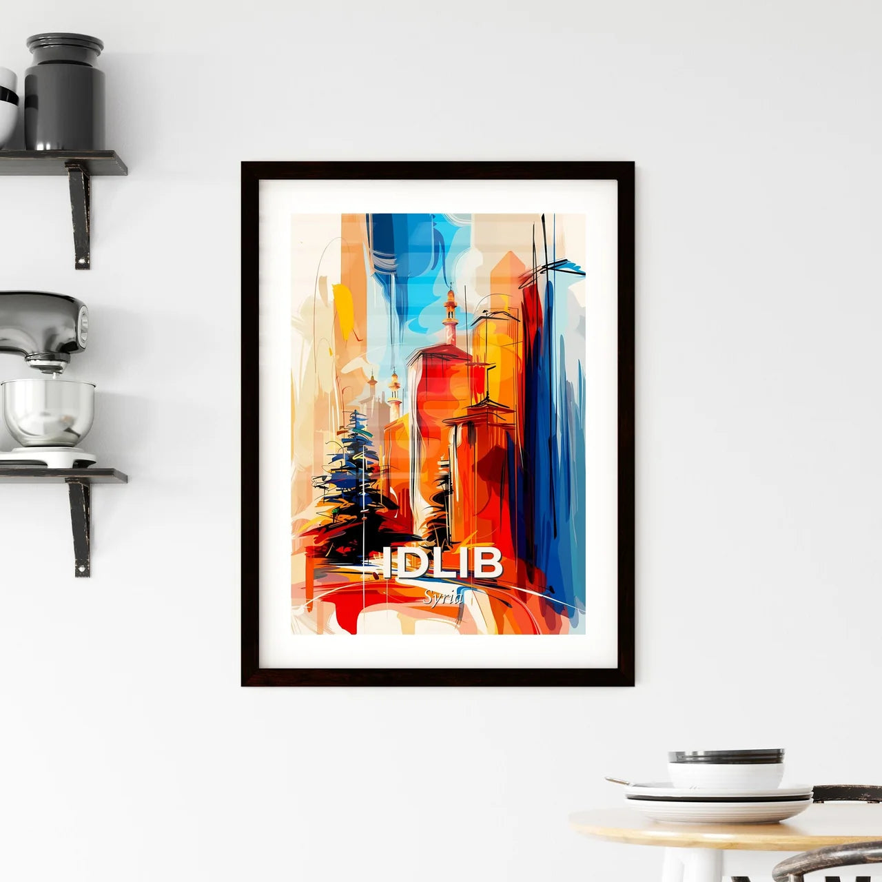 Vibrant Idlib, Syria Framed Print