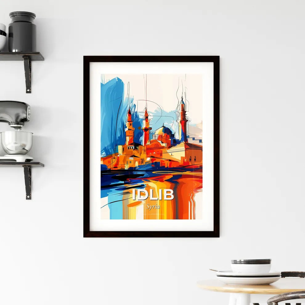 Vibrant Idlib, Syria Framed Print