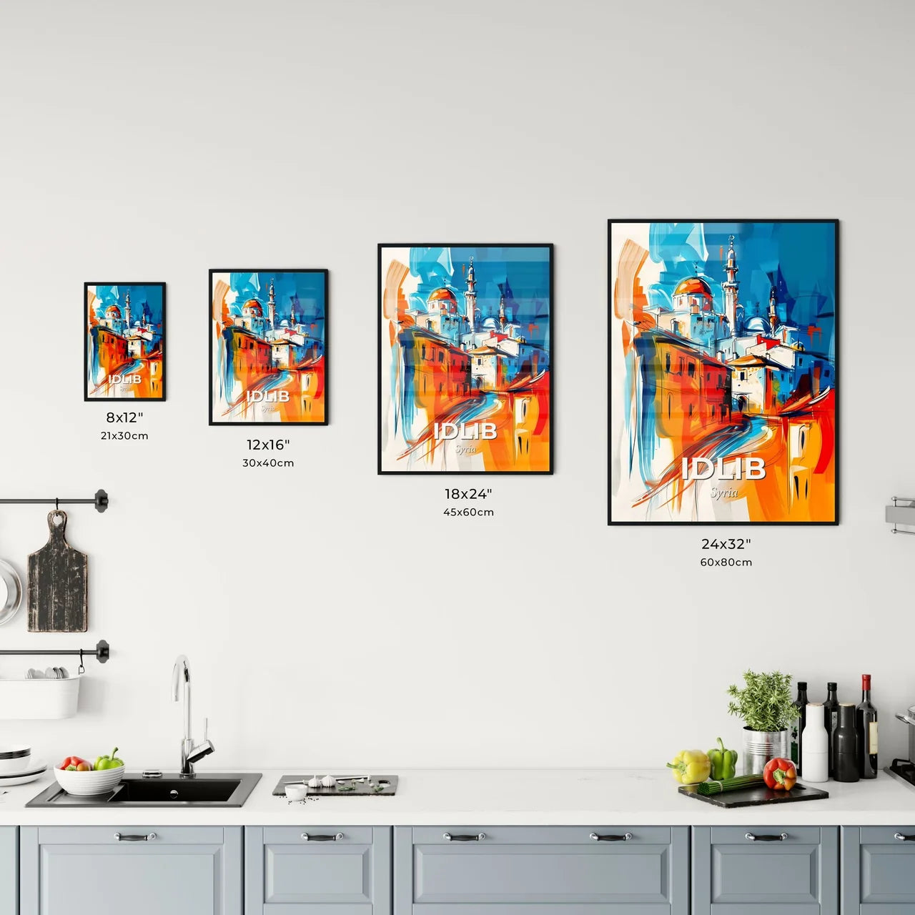 Vibrant Idlib, Syria Kitchen Art