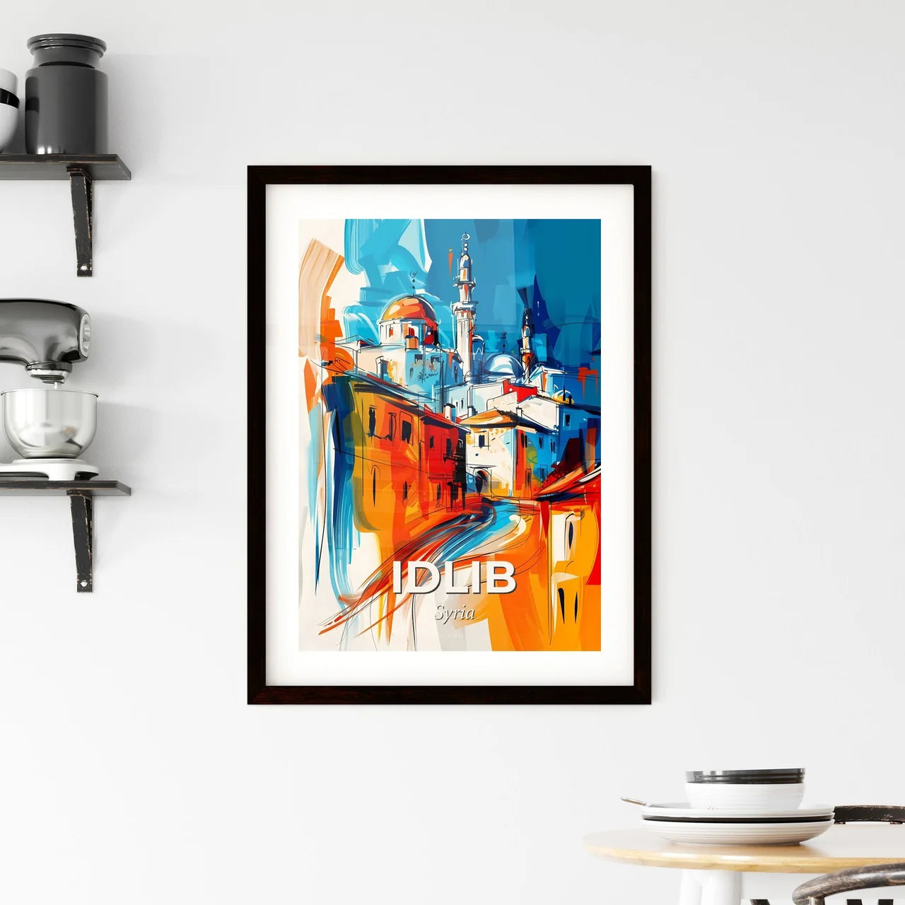 Vibrant Idlib, Syria Framed Print
