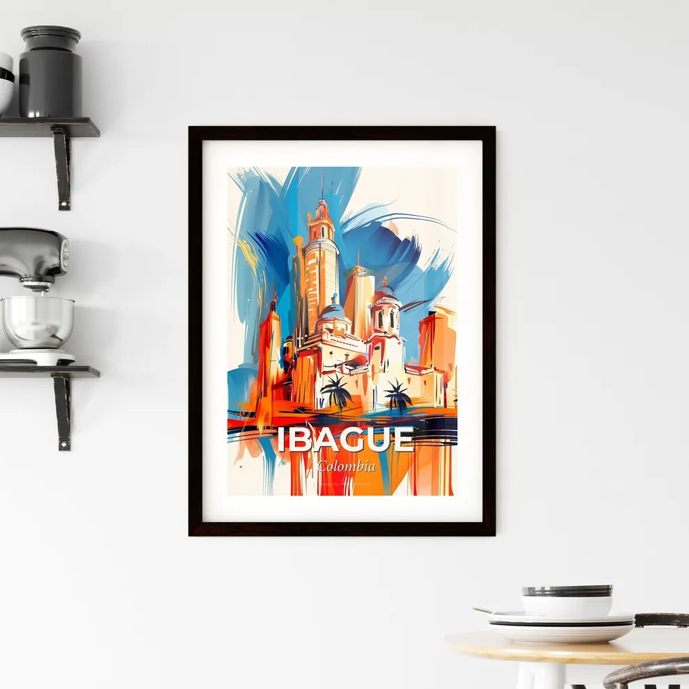 Vibrant Ibague, Colombia Framed Print