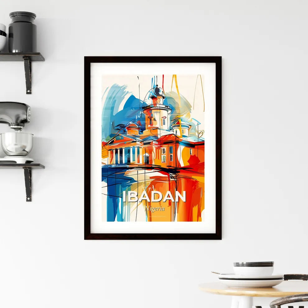 Vibrant Ibadan, Nigeria Framed Print
