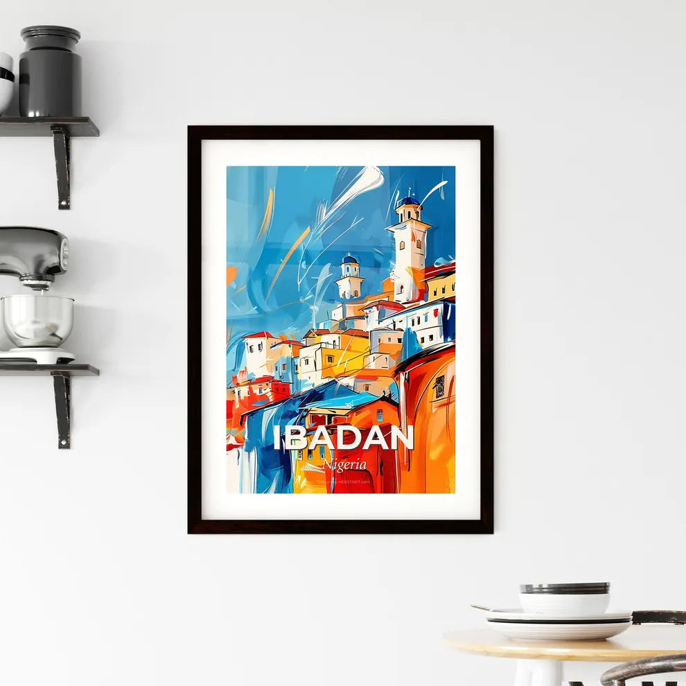 Vibrant Ibadan, Nigeria Framed Print