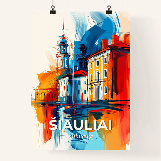 Vibrant Šiauliai, Lithuania Poster