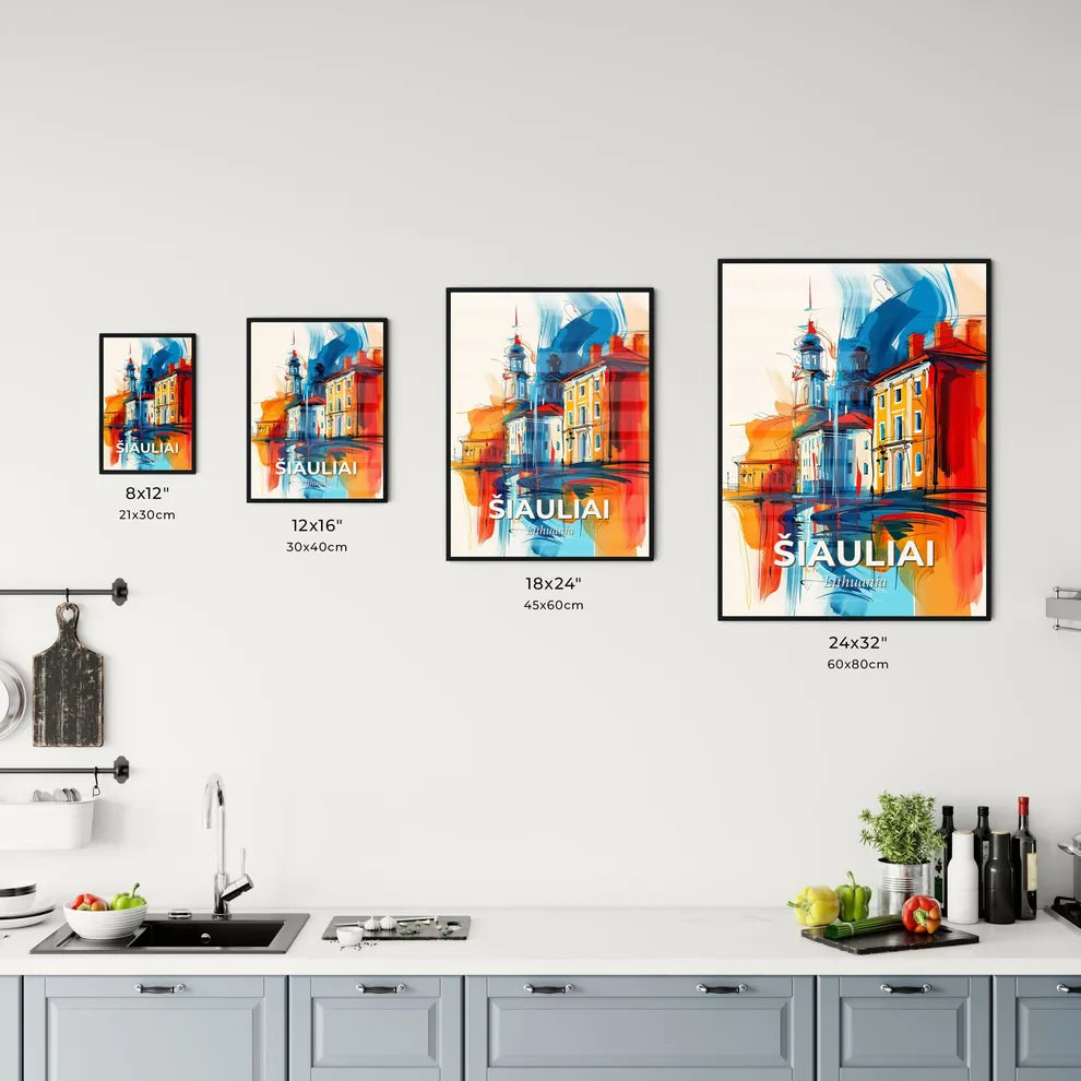 Vibrant Šiauliai, Lithuania Kitchen Art