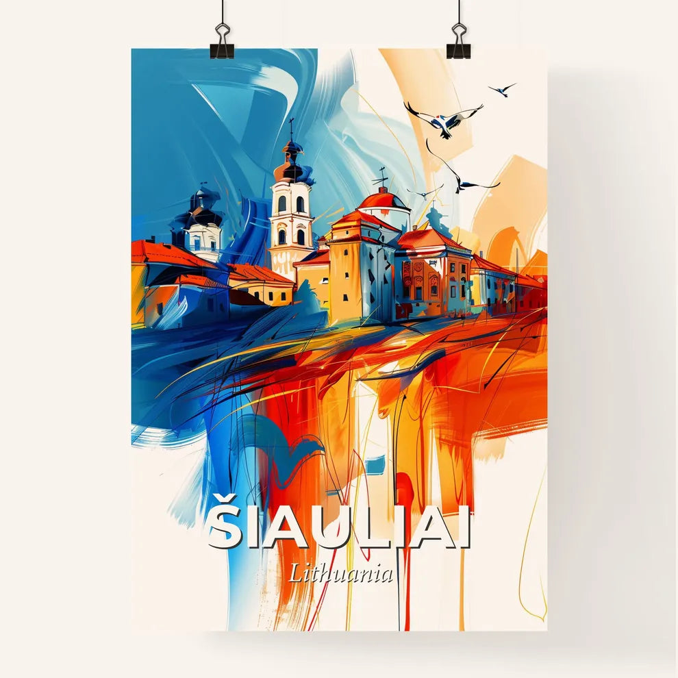 Vibrant Šiauliai, Lithuania Poster