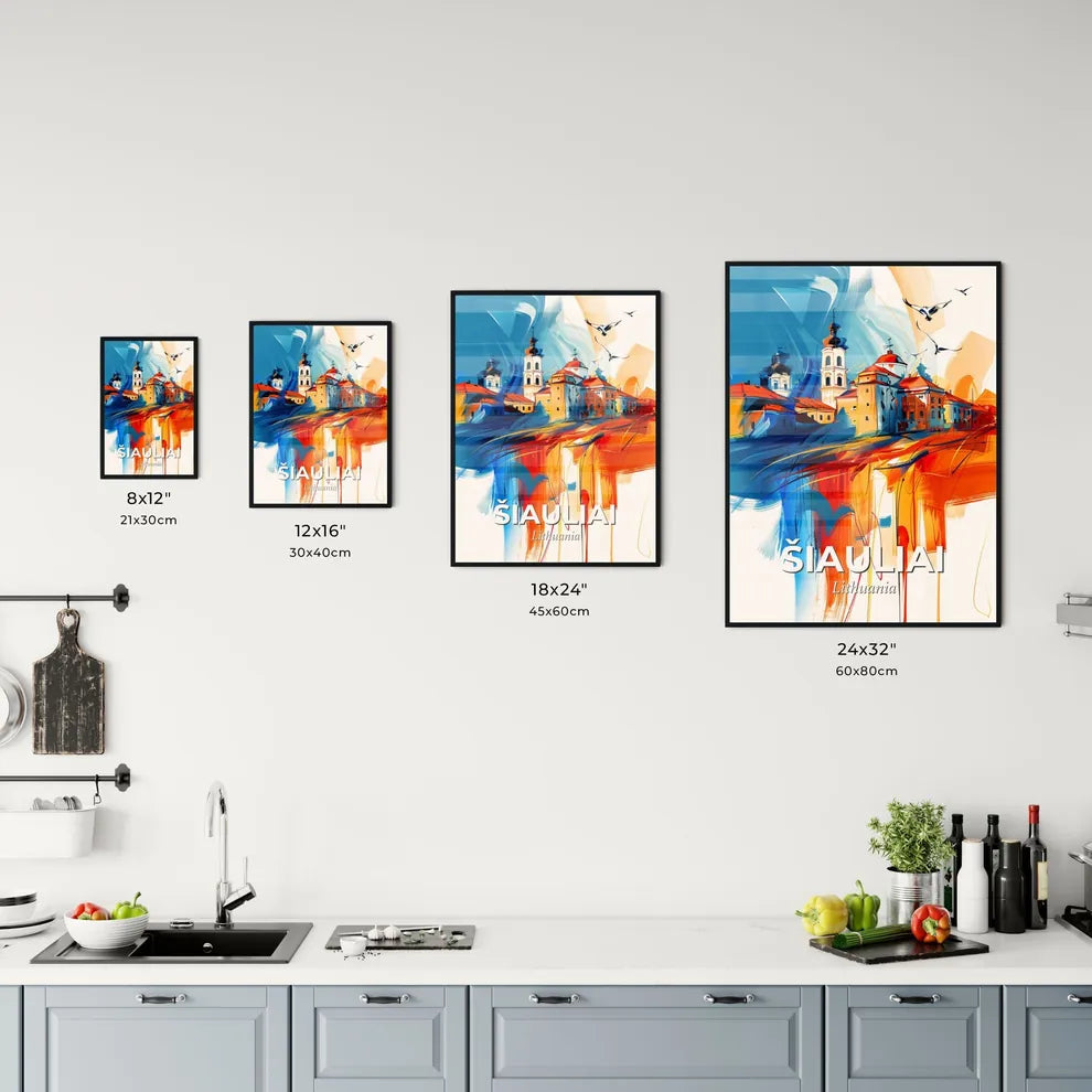 Vibrant Šiauliai, Lithuania Kitchen Art