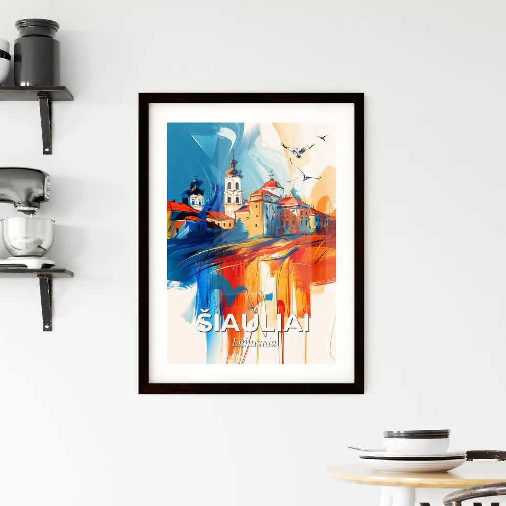 Vibrant Šiauliai, Lithuania Framed Print