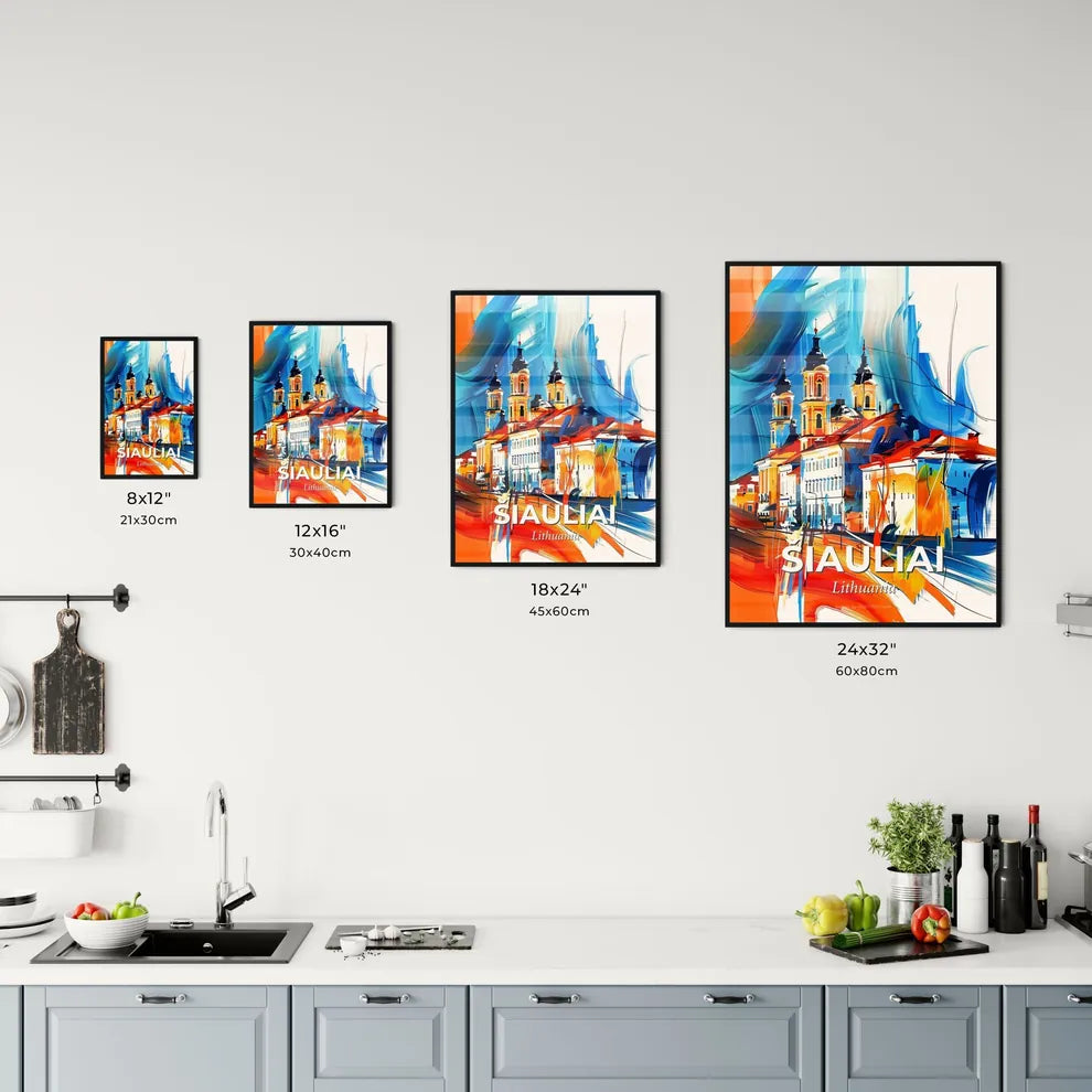 Vibrant Šiauliai, Lithuania Kitchen Art