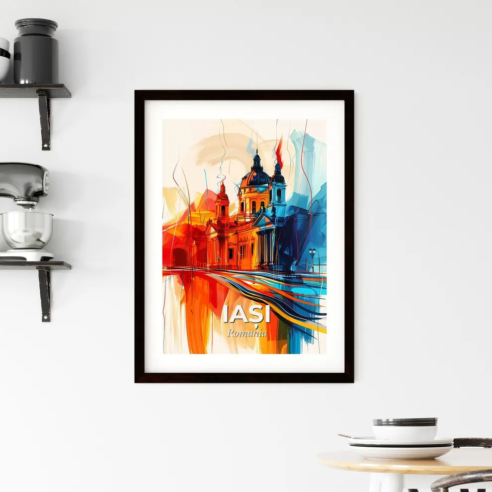 Vibrant Iași, Romania Framed Print