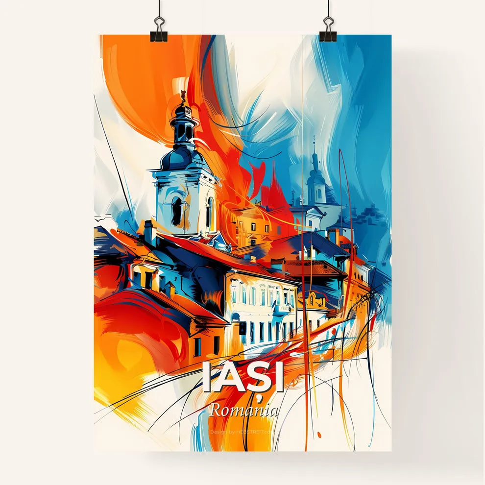 Vibrant Iași, Romania Poster
