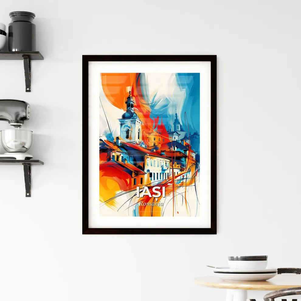 Vibrant Iași, Romania Framed Print