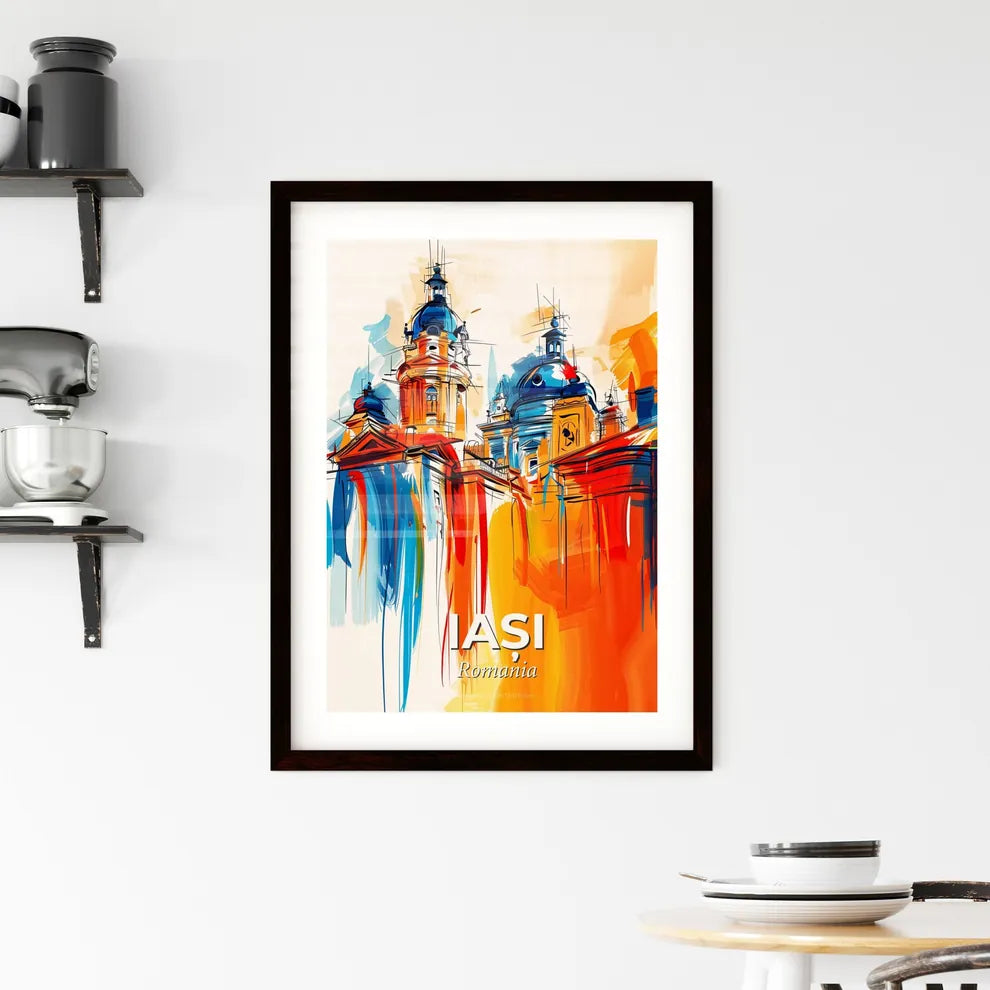 Vibrant Iași, Romania Framed Print