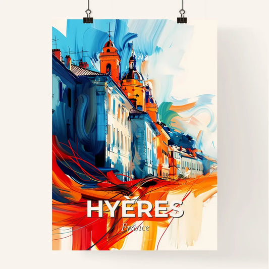 Vibrant Hyères, France Poster