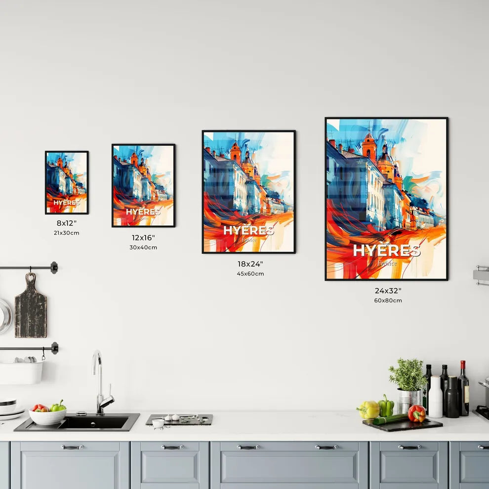 Vibrant Hyères, France Kitchen Art