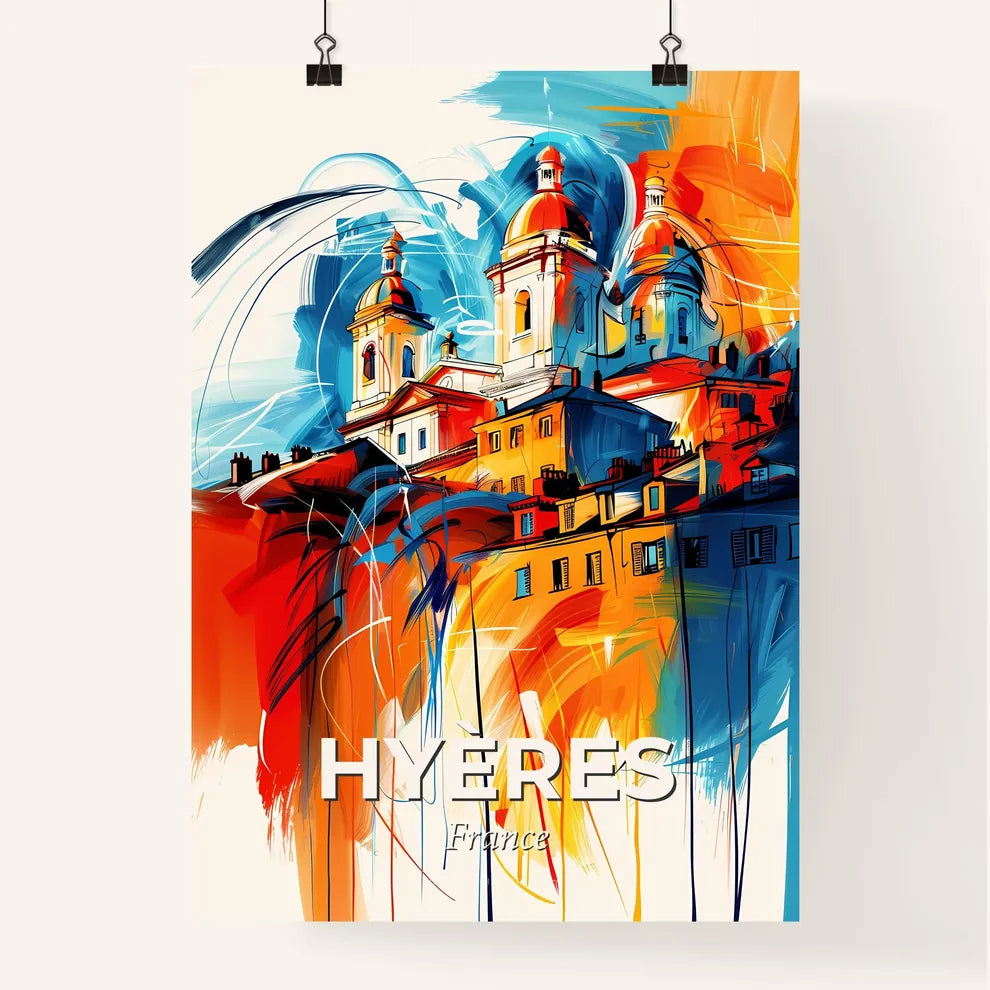 Vibrant Hyères, France Poster