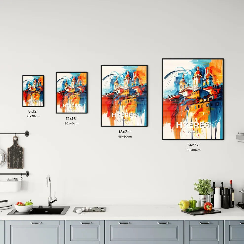 Vibrant Hyères, France Kitchen Art