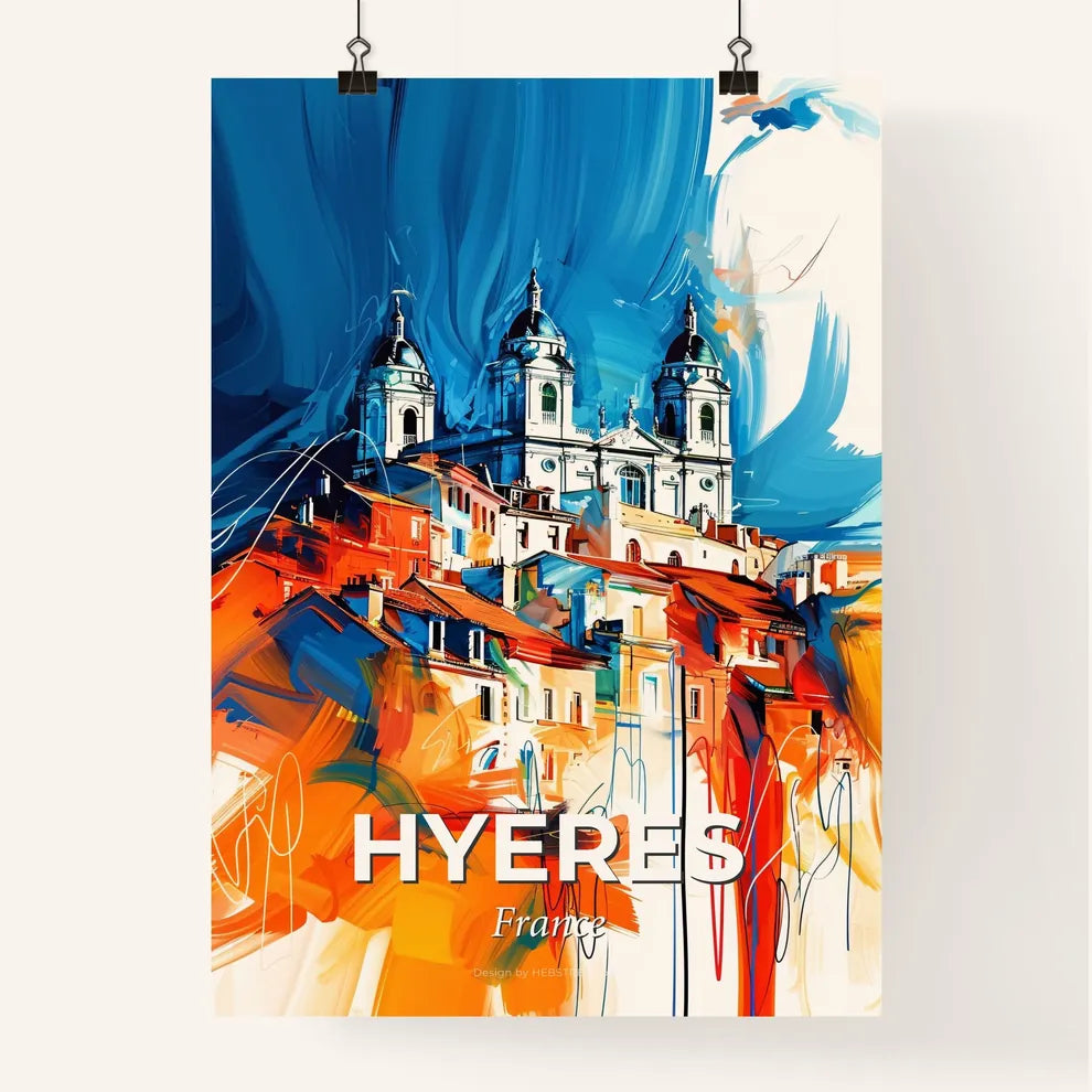 Vibrant Hyères, France Poster